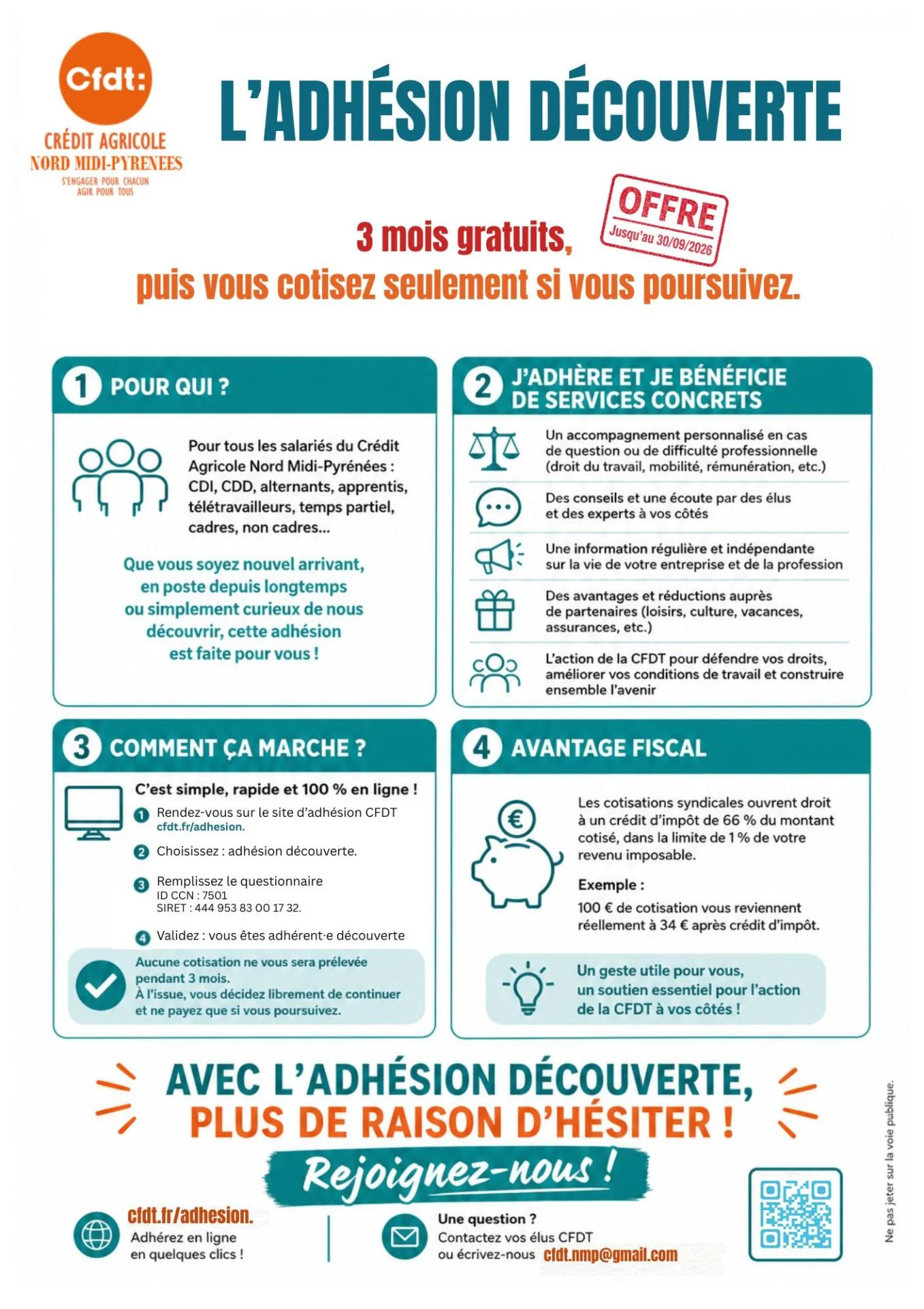 Adhesion decouverte